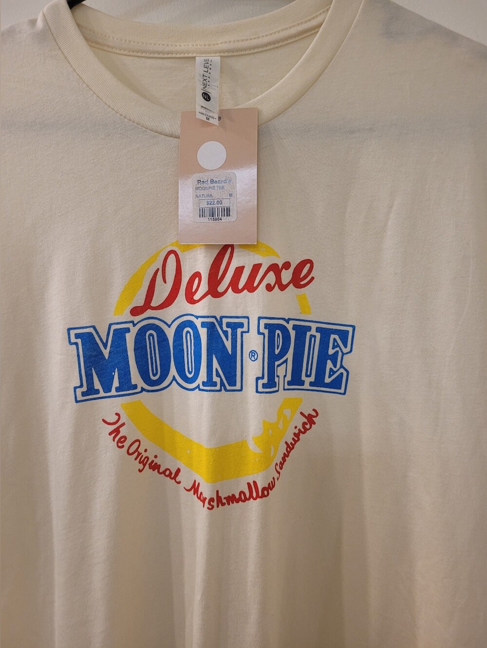 Next Level Moon Pie Graphic T-Shirt Size Medium